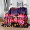 3D Rapper Juice Wrld 999 Retro Printed Blankets Flannel Warm Blanket Soft Cozy Blanket Travel Blankets Bed Linings Birthday Gift
