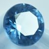 Natural Blue Sapphire Loose Gemstone 6.35 Ct Round Cut for Jewelry Making September Birthstone Gift