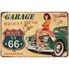 Metal Tin Signs Pinup Spark Plugs Wall Decoration Plaque Vintage Art Poster Iron Painting for Man Cave Home Cafe Garage Club Bar