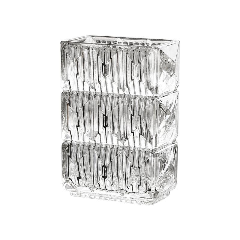 Vasă de sticlă Decorație Cristal Transparentă Aranjament Floral înălțat cu apă Sufragerie Masă de sufragerie Cilindru drept Decor hidroponic Artizanat