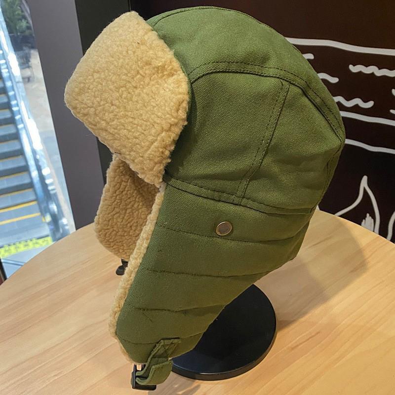 Bomber Hat Men Women Thick Warm Windproof Hat Male Female Winter Hat Earflap Ski Cap