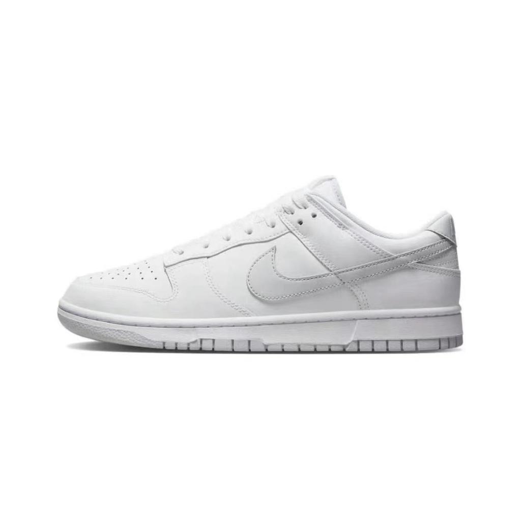 Nike Dunk Leather Coverage Men's Low-Top Skateboard Shoes Slip-Resistant, Abrasion-Resistant Leather DV0831-101(Team-SBOX)-Random Packaging Bags