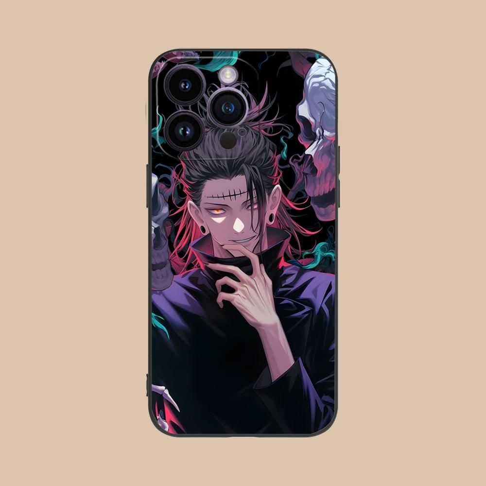 Jujutsu Kaisen Geto Suguru Handyhülle für iPhone 17 16 15 14 13 12 11 X XR XS 8 7 Air Pro Max Plus Mini Bunte Hülle Hülle