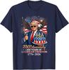Donald Trump Celebra il 250° Compleanno dell'America Anniversario USA Maglietta