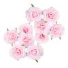 10 Teile/satz Simulation Blume Kopf Lebendige Langlebige Multifunktionale Künstliche Rose Blume Köpfe für Zuhause