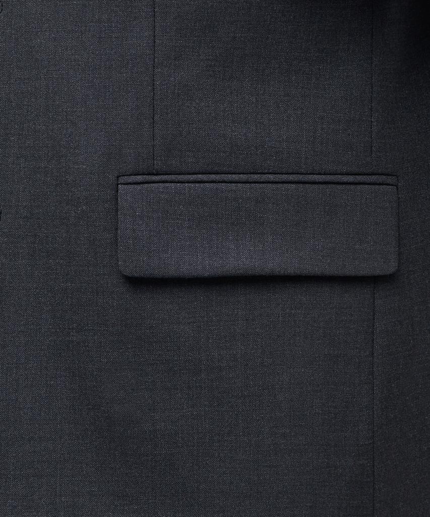 Musinsa Standard Relaxed Basic Wool Blazer [Charcoal Grey]