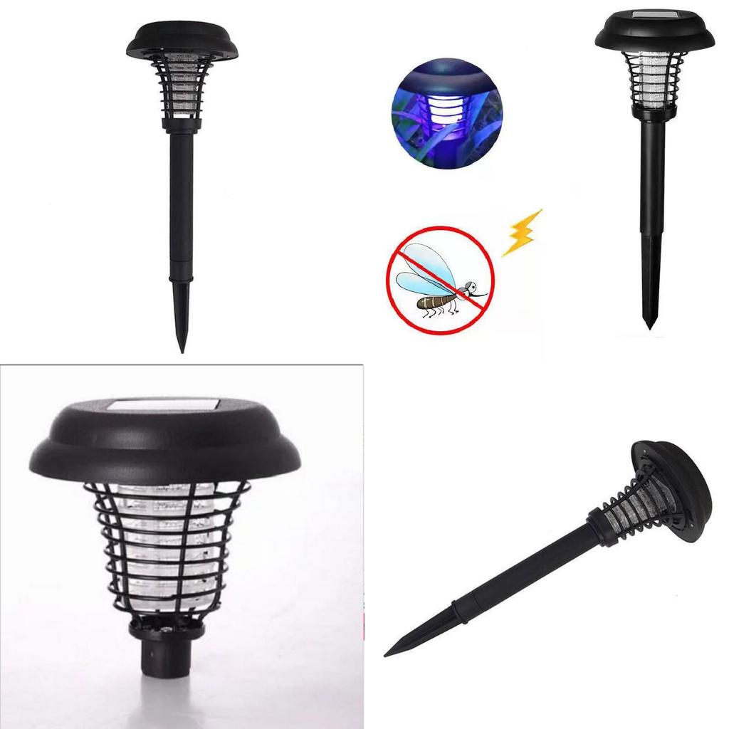 Solar Mosquito Killer Lantern Garden Outdoor Ip55 Waterproof Led Insect Trap For Yard And Patio