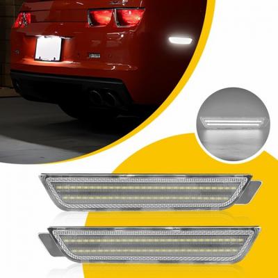 For Camaro Chevy 2010-2015 Style SS Rear Reflector White LED Side Marker Lights