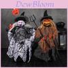 Halloween Pumpkin Ghost Decor Figurine With Plush And Plastic Material For Party Table Centerpiece