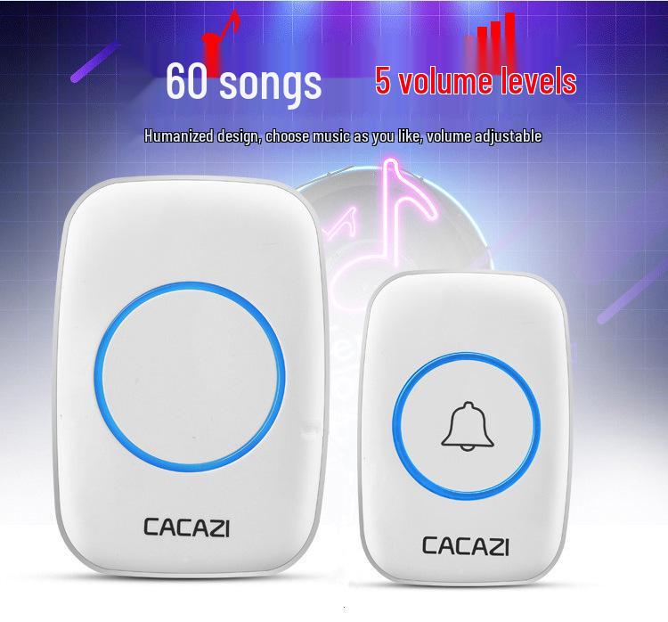 Smart Long-Distance Wireless Doorbell with Remote Control and Music - Australian Standard, Ideal for Elderly Caller
