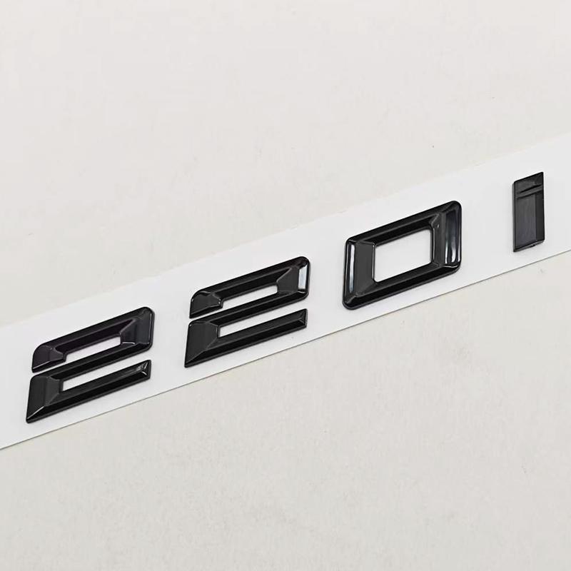 Logotipo de Estilo de Carro ABS 3D 230i 220i 218i 225i Emblema Adesivo Emblema do Porta-malas Traseiro Para BMW Série 2 230i 220i 218i 225i Acessórios
