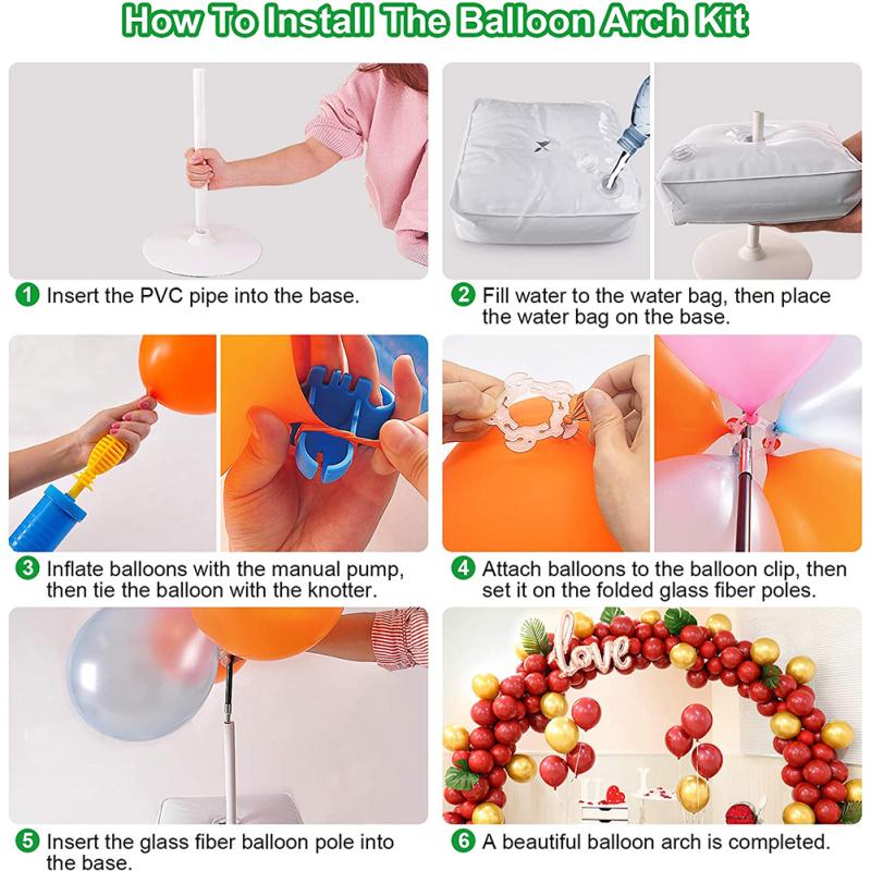 Balloon Arch Kit Adjustable Balloon Arch Stand For Wedding Graduation Birthday Party Decoration