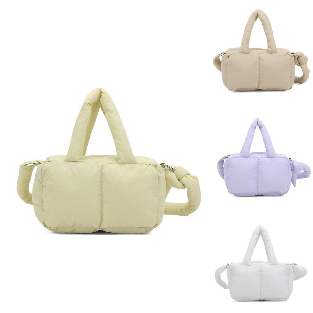 Einfache Damen PU-Handtasche mit Reißverschluss und Innenfächern für den täglichen Gebrauch