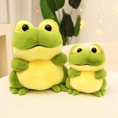 Cartone Animato Carino Rana Verde Gracidante Bambola Peluche Giocattolo Bambola Bambini Cuscino Comfort per Dormire Bambola Regalo