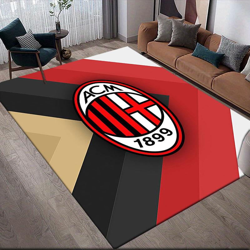 ACM Flannel Printed Carpet, Home Sofa Decoration for Living Room & Bedroom, Non‑Slip Play Flannel Floor Mat for Game Room