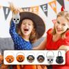 6 ks Halloweenské přenosné kbelík Dětský držák na kbelík na bonbóny Plastový držák na kbelík na bonbóny pro děti Trik, halloweenské dekorace