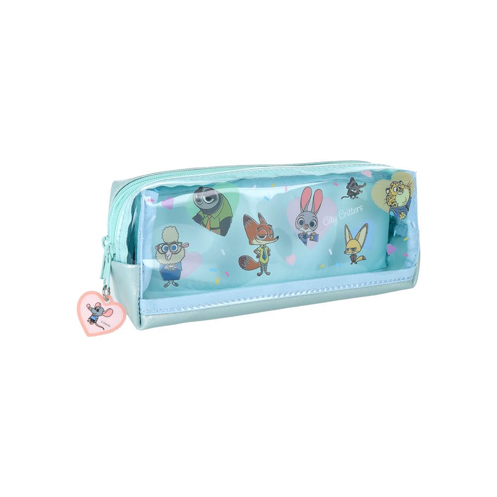 Stationery Zootopia Disney Goods Pen Case Large Capacity Double Zipper Pen Case Zootopia S1429728 Sun-Star
