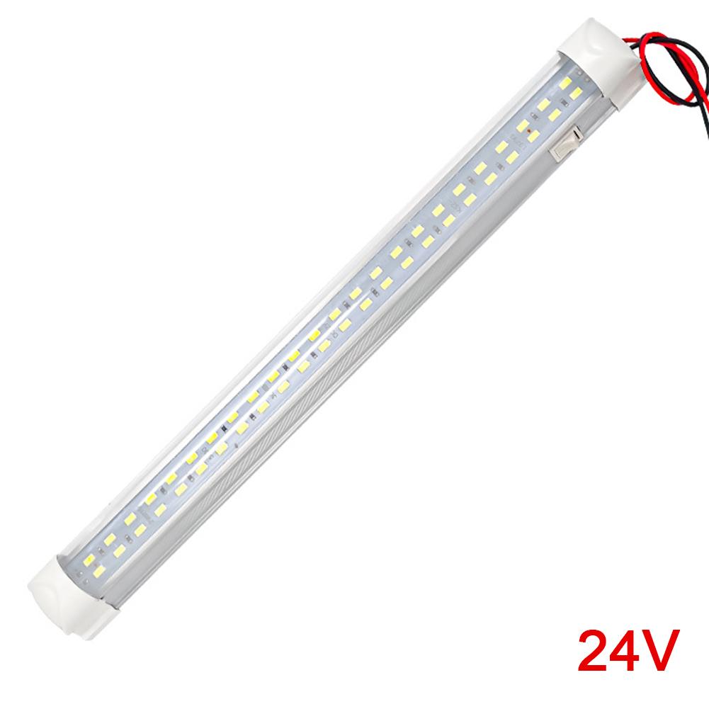 12V 72LED Auto Innenraum Lichtleiste Bar Lampe Van Bus Wohnwagen Ein/Aus Schalter 4.5W Auto Kofferraum Lampe LED Gepäckraumleuchte