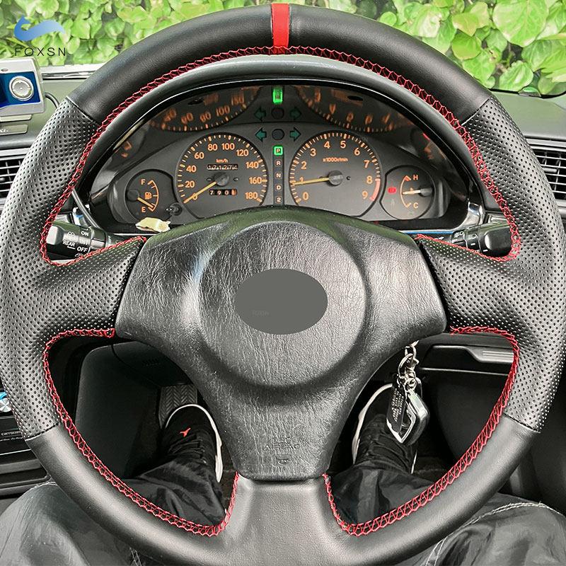 Car Accessories Steering Wheel Cover Leather Trim For Toyota Corolla (US) Matrix 2003-2008 RAV4 Celica Lexus IS200 300