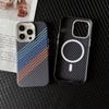 Luxe magnetisch koolstofvezel Kevlar-patroon voor Magsafe-hoesje voor iPhone 15 14 Plus 13 12 11 Pro Max Camera-bescherming PC-hoes