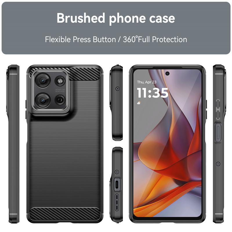 Para Motorola Moto G75 5G Capa para Motorola Moto G75 Capa 6,78 polegadas Protetor de silicone macio à prova de choque para Moto G75