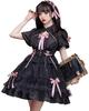 [JIURUN] One Piece Lolita Gotický kostým Lolita 3D vzor Volánkový panel Připojení Cosplay Anime Mašle Ocas Velká velikost Mori Girl Sweet Lolita