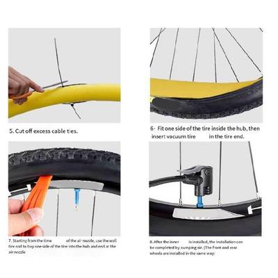 Road Bike Inner Tube Protections Tubeless Tire Mountain Bike Tire Insert Tube Protectors Flat Resistant Cycling Accessory