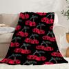 Cartoon Small Cherry Pattern Cute Print Art Blanket - Soft All-Season Multi-Purpose Throw for Sofa, Bed, Office Nap & Gift