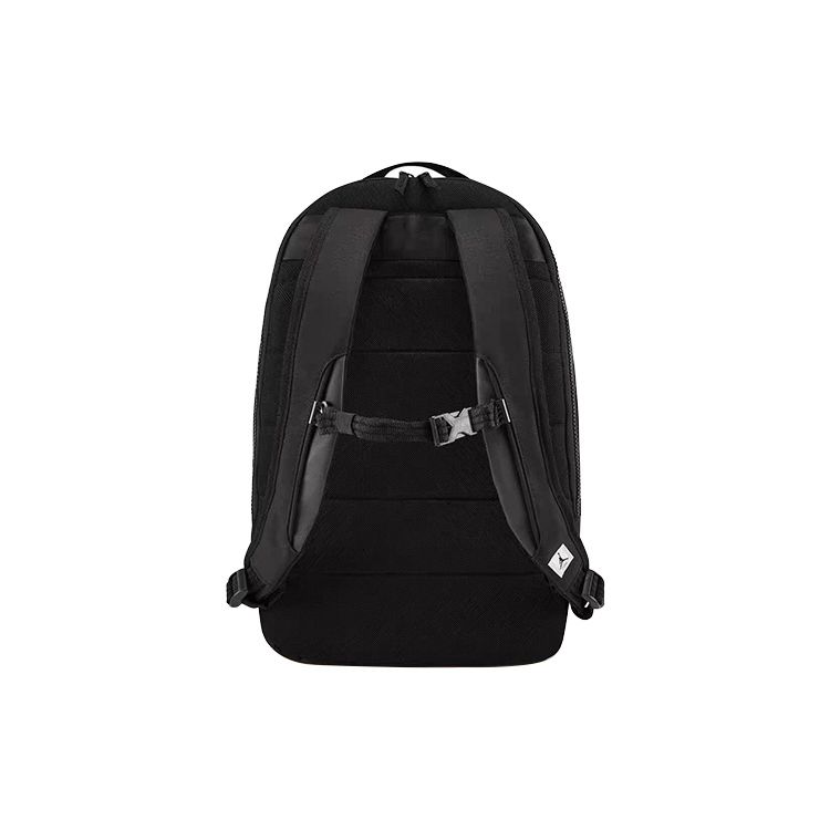 Jordan Logo Polyester Backpack Unisex Backpacks Black FV2899-010