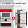 Wireless Solar-Powered Sound and Light Outdoor Siren Alarm