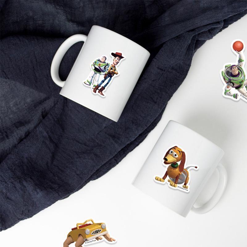50st Toy Story-serien Anime-merchandise Buzz Lightyear Woody Klistermärken Graffiti Klistermärken Leksaksdekoration DIY-klistermärken