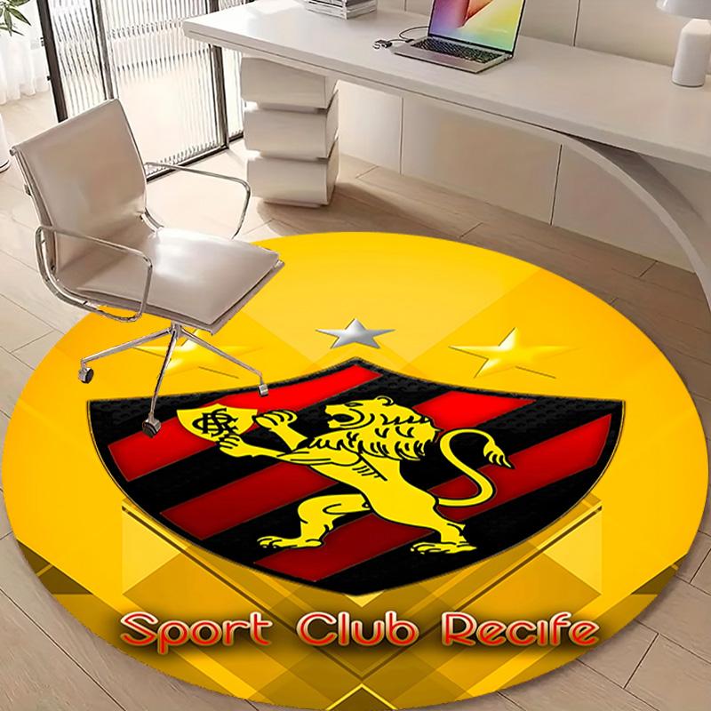 1pc Football Team (63) Design Printed Area Round Carpet for Bedroom Living Room Home Decor Rugs Mat Non Slip Mat Rug for Bedside