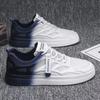 Fashion Summer Men's Shoes Fashion Mesh Casual Sneakers Platform White All-match Breathable Running Shoes Male Flat Lace-up Tennis Shoe