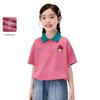 Girls' Cooling Cartoon Print Short Sleeve T-Shirt