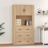 Exclusive House - High Sideboard Sonoma Oak Engineered Wood