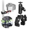 Super Clamp Camera Clamp Mount Monitor 360° Ballhead Magic Arm Adapter With1/4"-20 3/8" for Canon Nikon DSLR Camera/Gopro/Lights