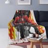 Skibidi Toilet Funny Blanket Soft Warm Flannel Throw Blanket Bedspread for Bed Living Room Picnic Travel Home Couch