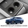 For SERES AITO M9 (5Seats Second Row) Cup Holder Storage Tray Silicone Shock-Absorbing Central Armrest Cup Box Tidying