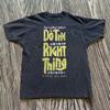 TU DAS Richtige Unisex Schwarzes T-Shirt Größe S-5XL
