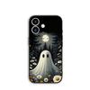 For Apple iPhone 16 15 14 Plus 13 12 Mini 17 Pro Max + ProMax 16E Air 15+ Cover Case Little Ghost With H-Halloweens Pumpkin