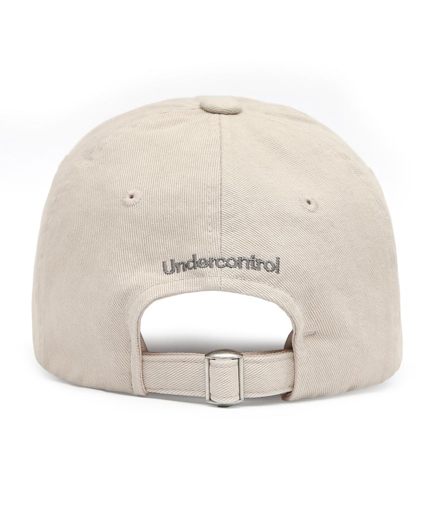Eondeokeonteulol Four Seasons Cotton Logo Embroidered Basic Soft Top Unisex Ball Cap Uc / Washed B B / Beige