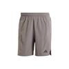 Loose Casual Shorts With Logo Print Men Bottoms Gray IS3832