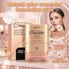 Zephoco Concealer Foundation Stick Natural Color Lightweight Hydrating Buildable Coverage For Daily Makeup Velvet Finish 1PC