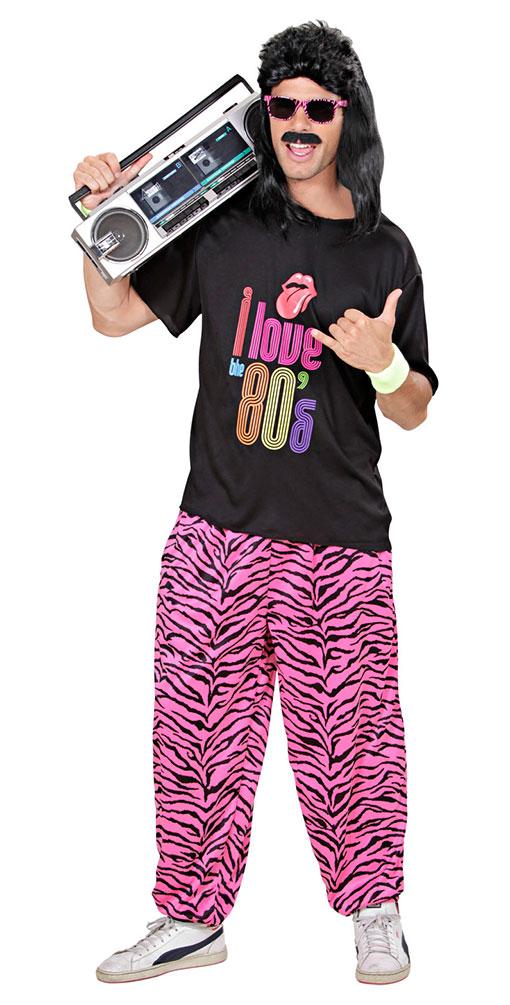 Costume Outfit Funky Boy Disco 80s Carnival S