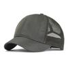 Gorra de Béisbol de Malla de Verano con Visera Corta para Hombres y Mujeres, Transpirable, Estilo Papá, Ajustable, Color Sólido, Estilo Trucker, Gorras de Perfil Bajo