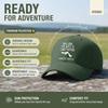 [Funny Baseball Cap] Light Beige Printed Hat, Funny Slogan, Adjustable Breathable Design, Unisex Dad Hat for Daily Outdoor Sports