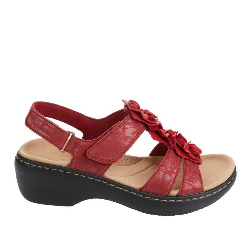 Summer Women New Flower Wedge Platform Orthopedic Retro Rome Casual Comfortable Peep Toe Sandals