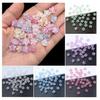 DIY Flat Bottom 10mm Fashion Burst Handmade Materials Bracelet Necklace Accessories Loose Beads Imitation Glass 50pcs Five-pointed Star