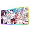 Azur lane Muismat RGB Gaming Muismat Grote LED Mat PC Bureau Mat Lichtgevende Muismat Grote Toetsenbordmatten Tafelkleed Met Achtergrondverlichting