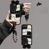 Cat Lanyard Bow Case For Samsung Galaxy S25 Ultra S24 Plus S23 FE A56 A55 A15 A54 A16 A36 A26 A25 A35 A06 A24 A14 A34 A05 A05S